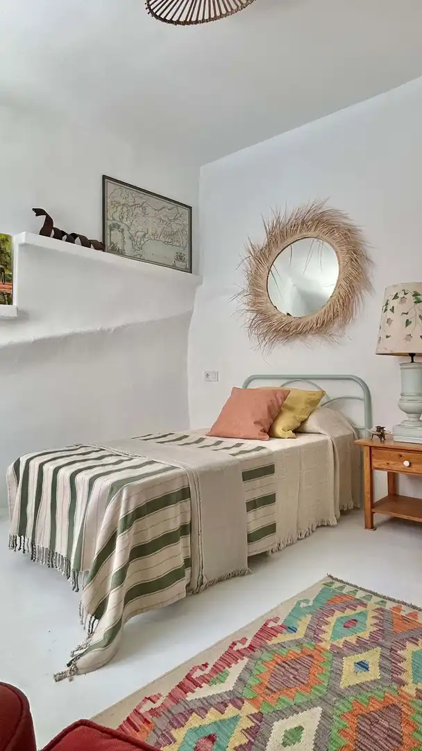 Bedroom of Houses for sale in Riogordo  with Terrace and Swimming Pool