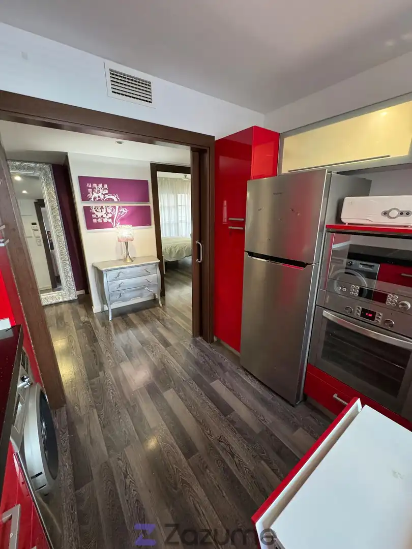 Kitchen of Flat for rent in Zaragoza  with Air Conditioner, Heating and Parquet flooring