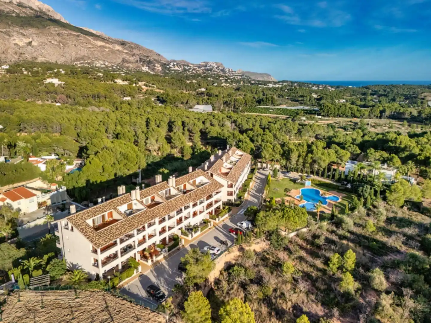 Exterior view of Flat for sale in Altea  with Swimming Pool