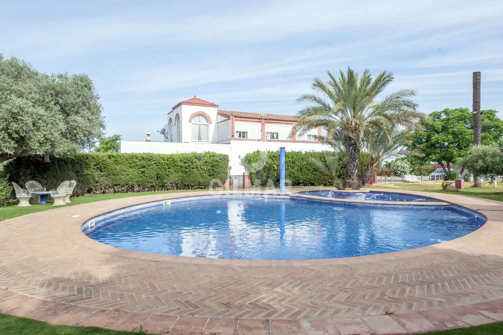 Swimming pool of Houses for sale in Alcalá de Guadaira  with Heating, Swimming Pool and Furnished