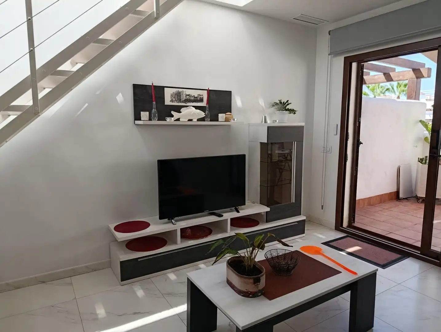 Sala de estar de Ático en venta en Pulpí con Aire acondicionado, Calefacción y Terraza