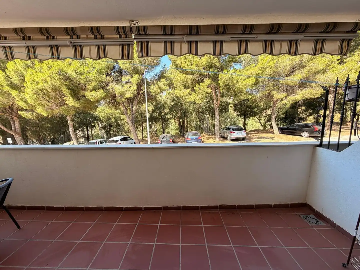 Terrace of Flat for rent in Benalmádena  with Air Conditioner, Heating and Private garden