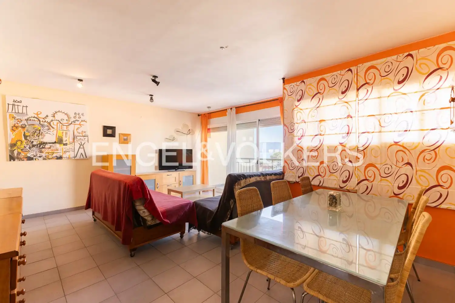 Living room of Flat for sale in Cullera  with Heating, Private garden and Terrace