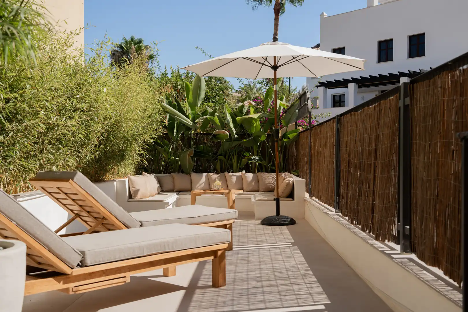 Terrassa de Casa adosada en venda en Marbella amb Aire condicionat, Jardí privat i Terrassa