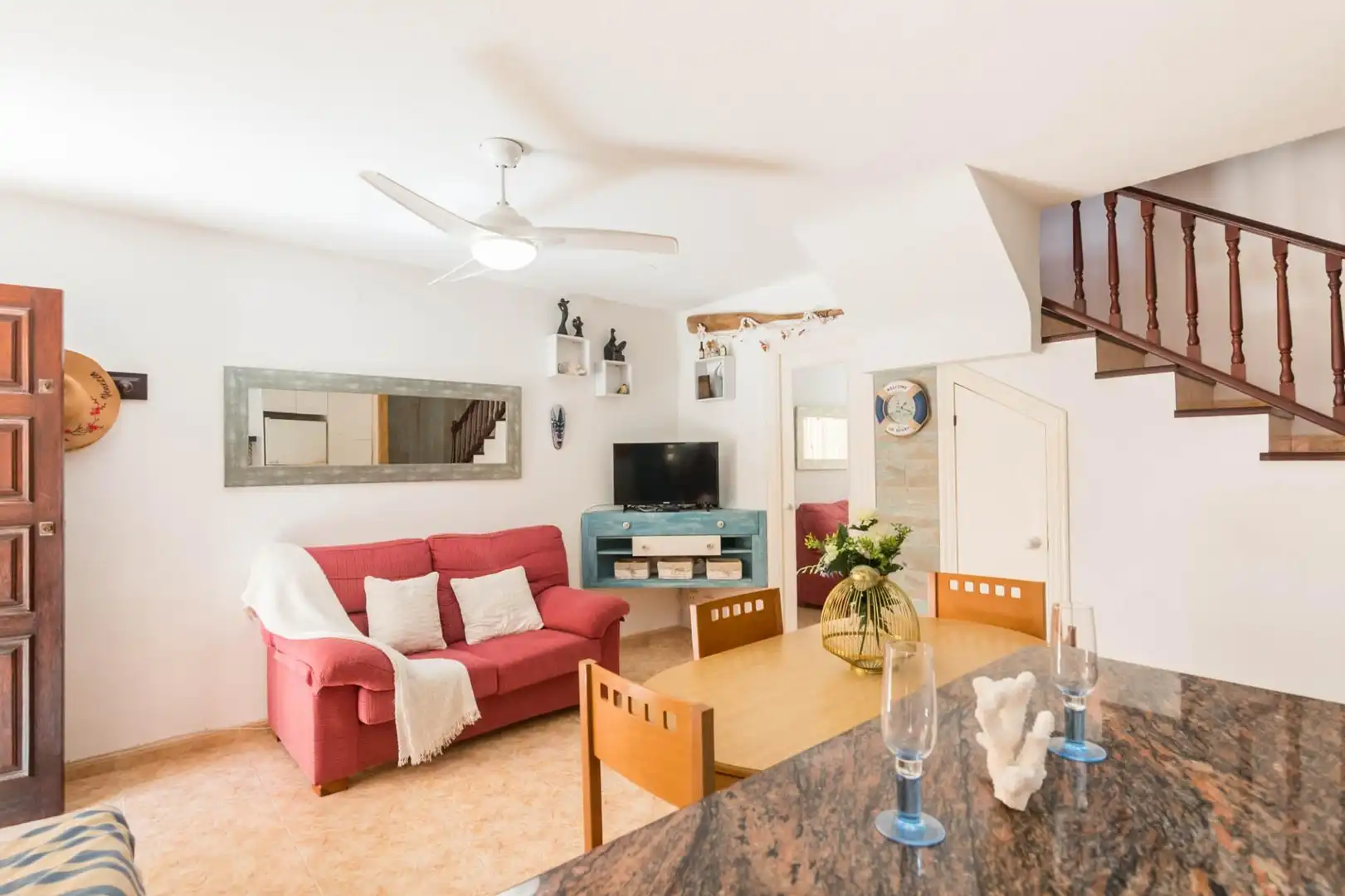 Sala d'estar de Dúplex en venda en La Manga del Mar Menor amb Aire condicionat, Calefacció i Terrassa