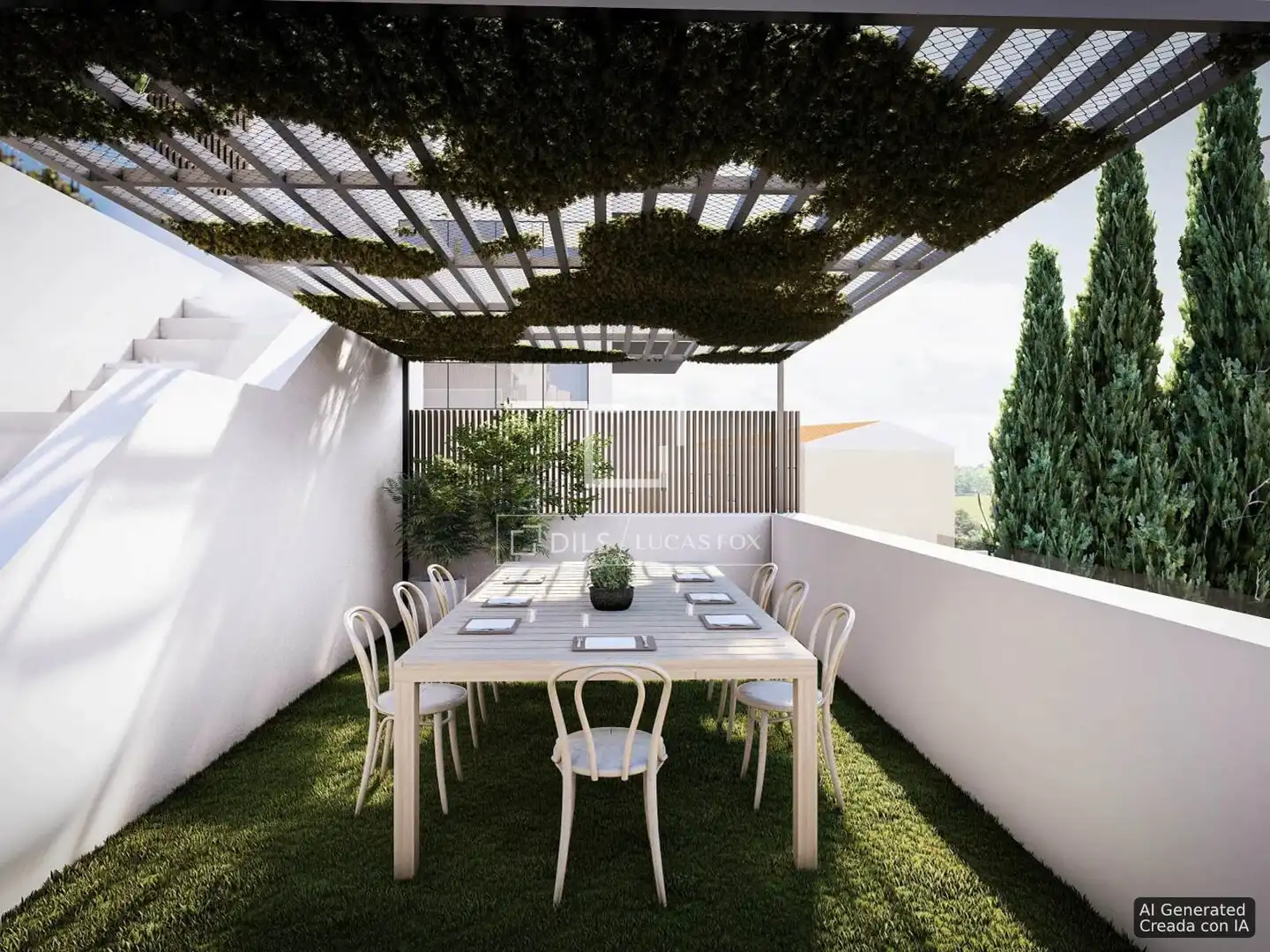 Terraza de Casa o chalet en venta en  Palma de Mallorca con Aire acondicionado, Calefacción y Jardín privado