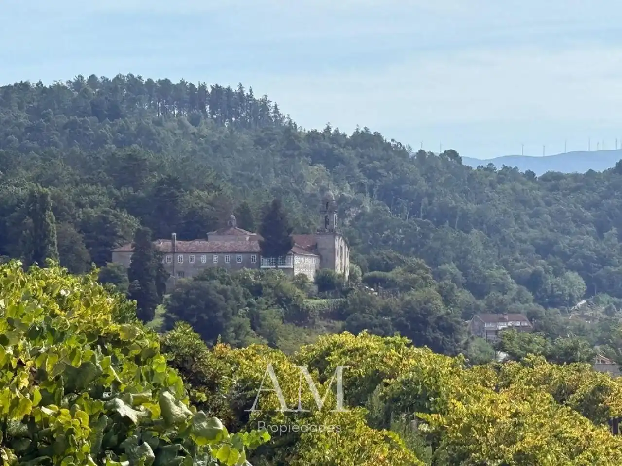 Vista exterior de Casa o xalet en venda en Ponteareas amb Calefacció, Jardí privat i Terrassa