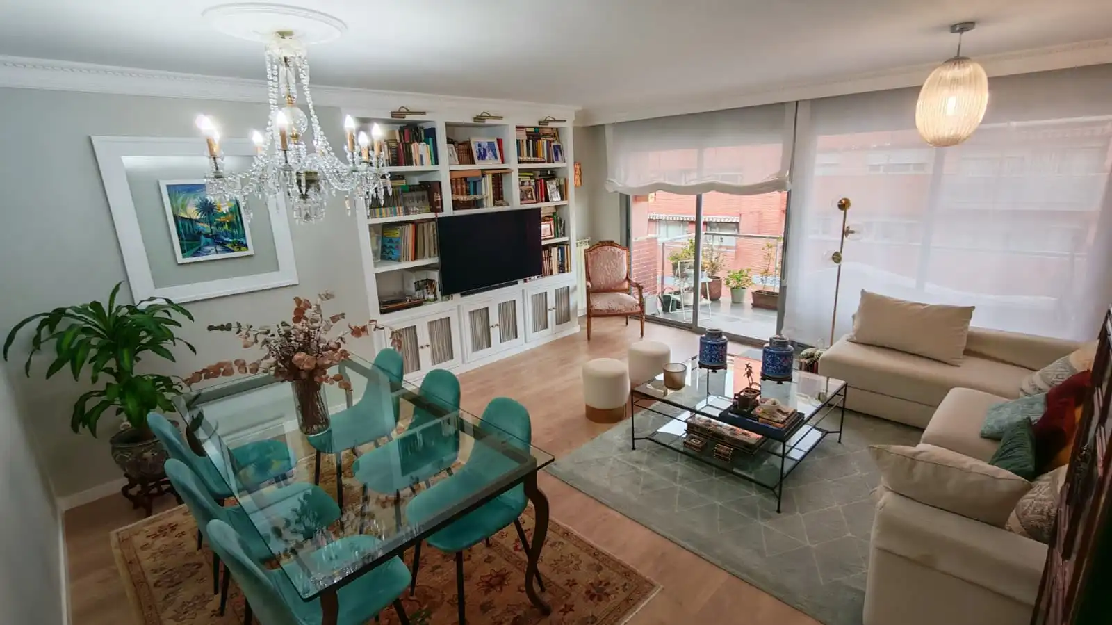 Living room of Flat for sale in Guadalajara  with Air Conditioner, Heating and Terrace