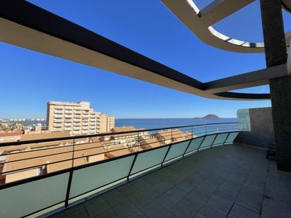Terrassa de Apartament en venda en La Manga del Mar Menor amb Aire condicionat, Terrassa i Piscina