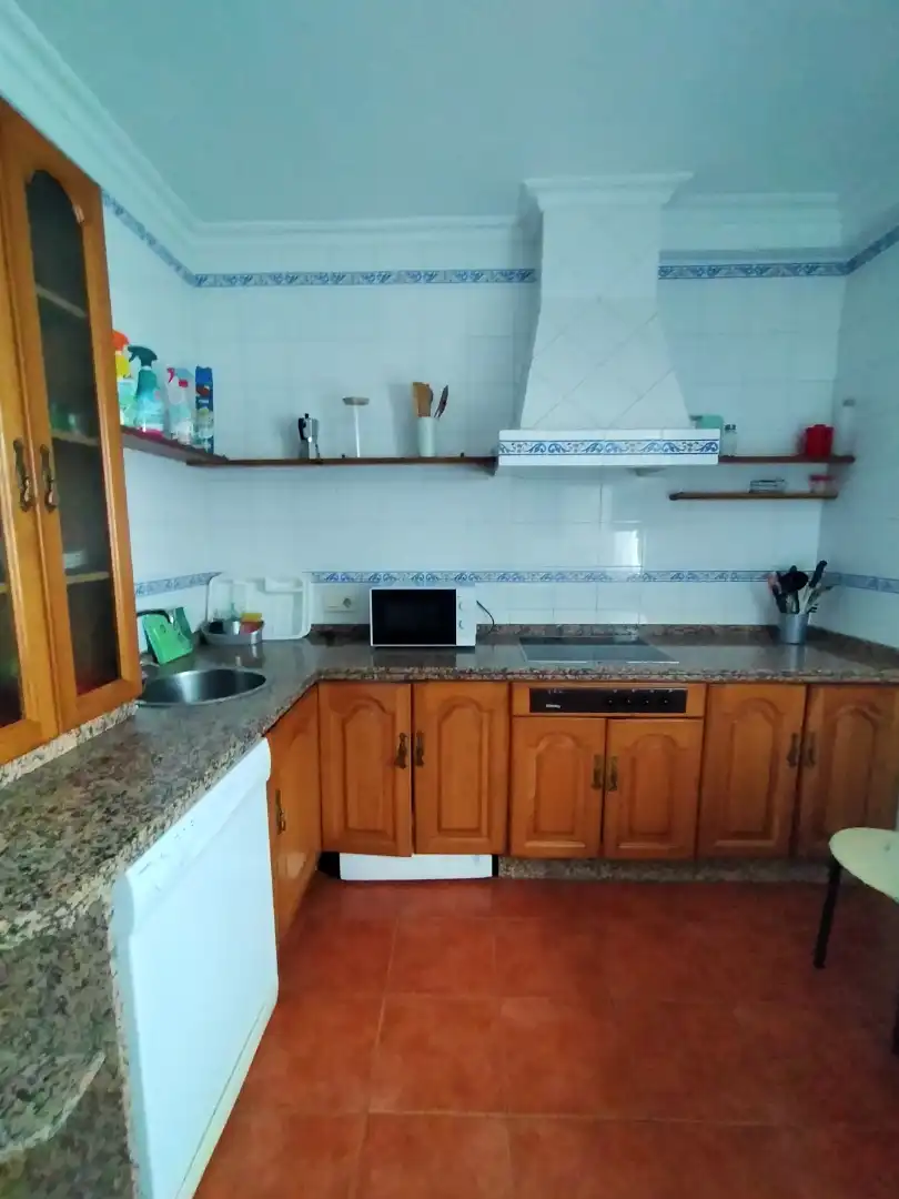 Cocina de Piso de alquiler en Huelva con Calefacción, Terraza y Amueblado