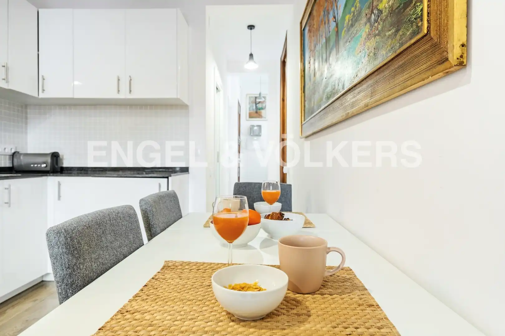Comedor de Piso de alquiler en Barcelona con Aire acondicionado, Calefacción y Parquet
