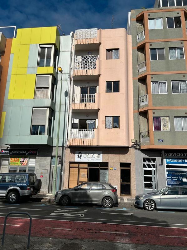 Exterior view of Flat for sale in Las Palmas de Gran Canaria  with Furnished and Balcony