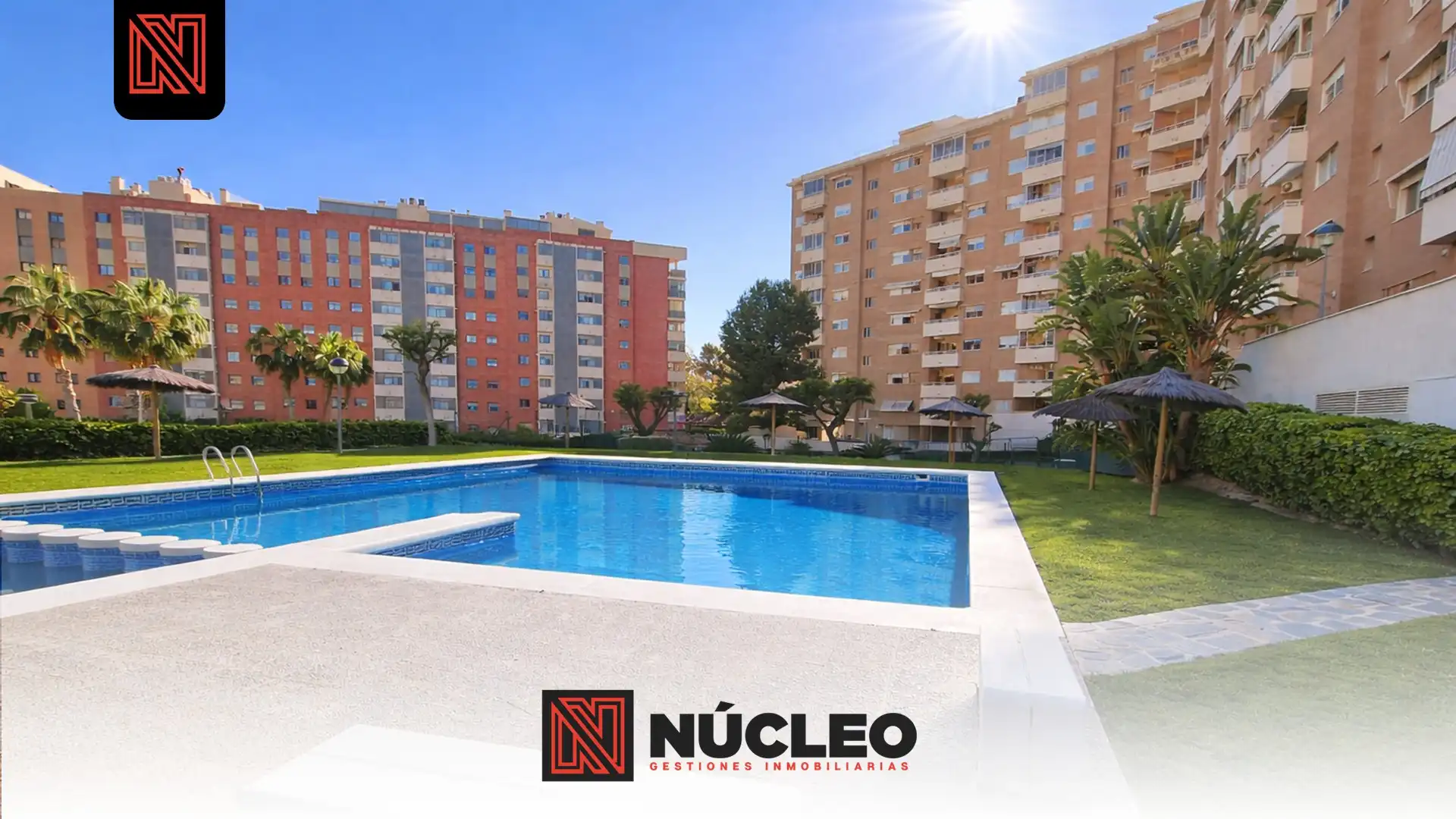 Piscina de Piso en venta en Alicante / Alacant con Aire acondicionado, Calefacción y Terraza