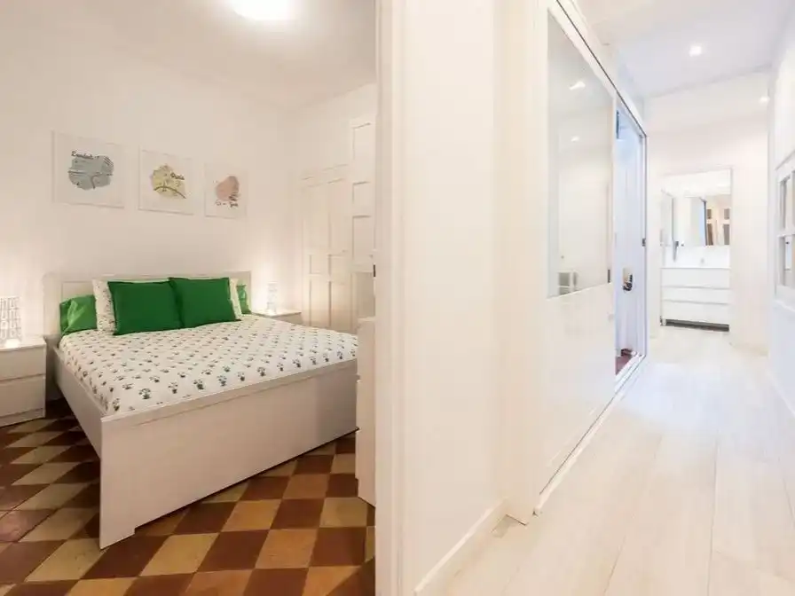Bedroom of Apartments for share in Castelldefels  with Parquet flooring, Storage room and Furnished