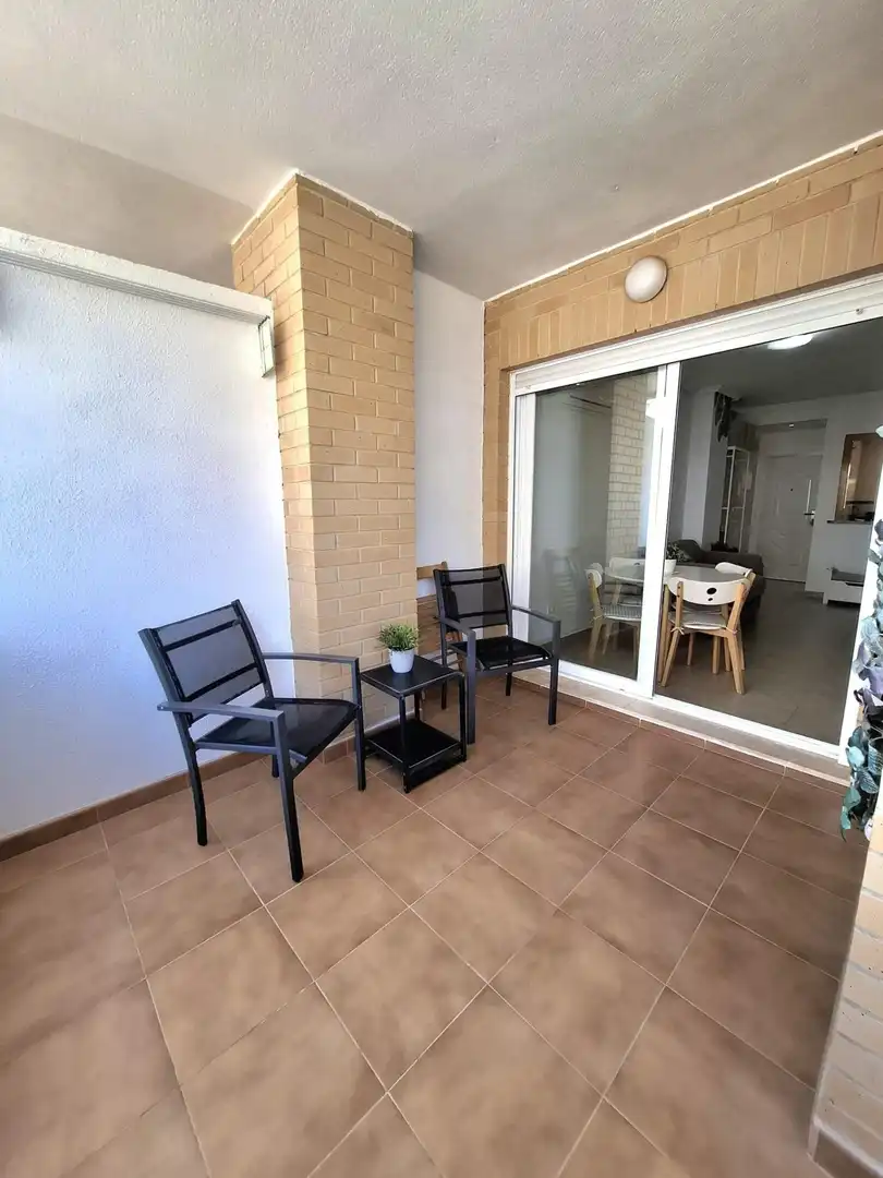 Terraza de Apartamento en venta en Oropesa del Mar / Orpesa con Aire acondicionado, Amueblado y Balcón