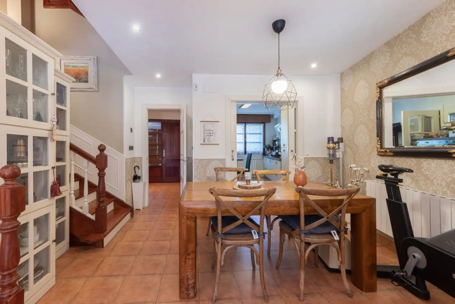 Comedor de Casa o chalet en venta en Zalla  con Calefacción, Parquet y Terraza