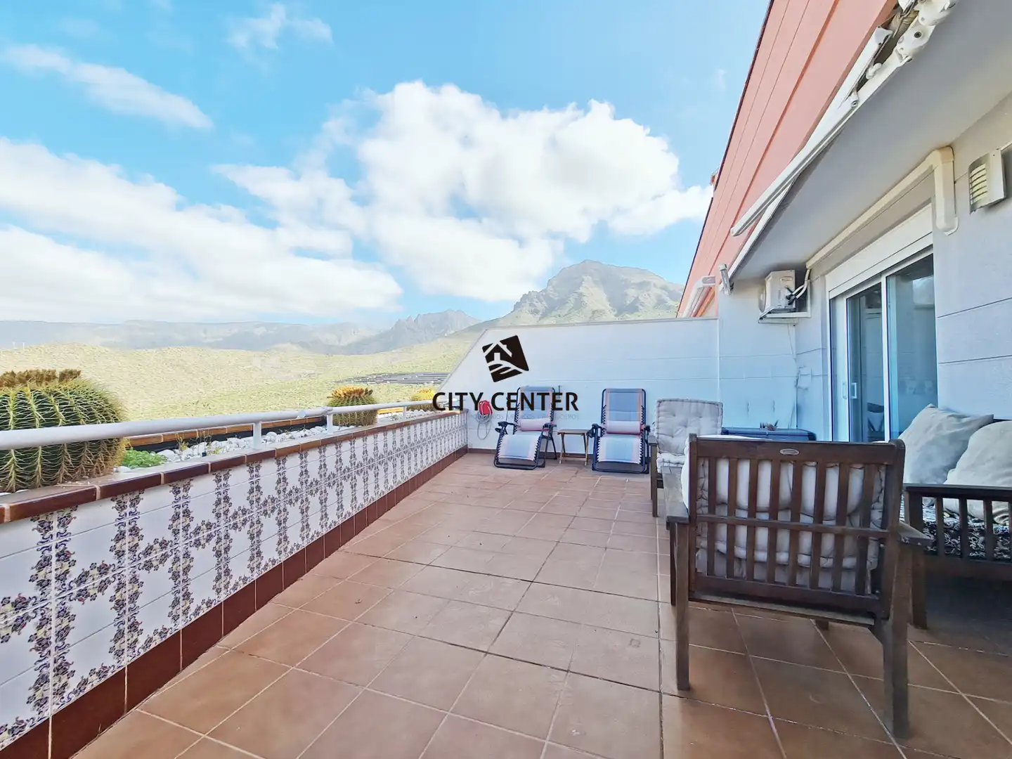 Terrasse von Wohnung zur Miete in Adeje mit Klimaanlage, Terrasse und Möbliert