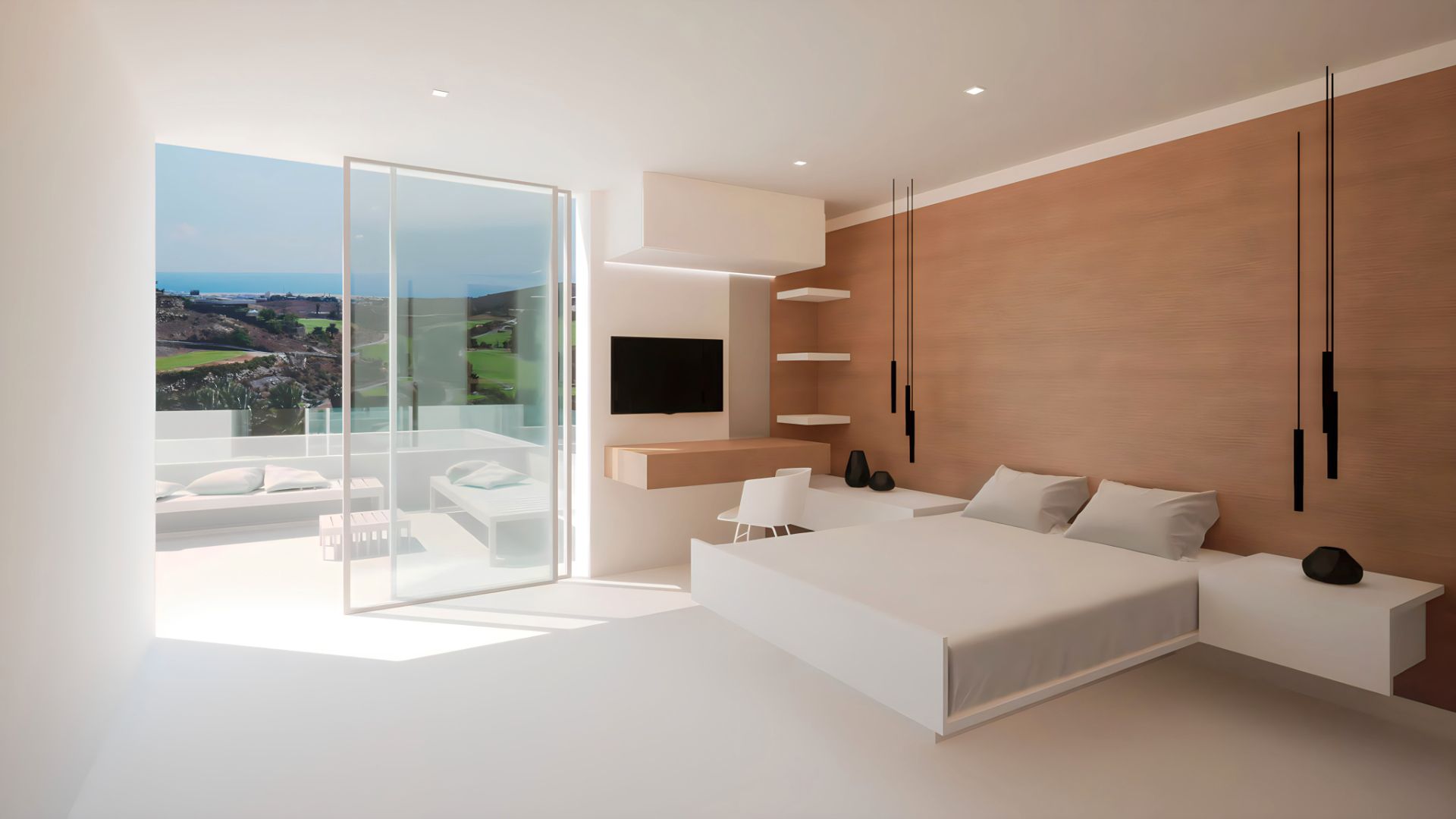 Bedroom of House or chalet for sale in San Bartolomé de Tirajana  with Terrace, Swimming Pool and Home automation