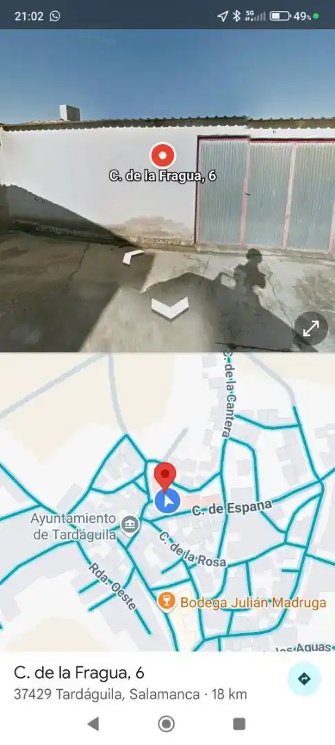 Vista exterior de Garaje en venta en Tardáguila, Salamanca