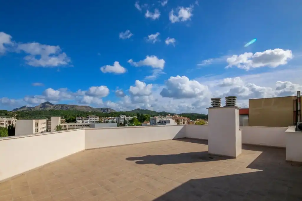 Terrasse von Dachboden zum Verkauf in Alcúdia mit Klimaanlage, Heizung und Terrasse