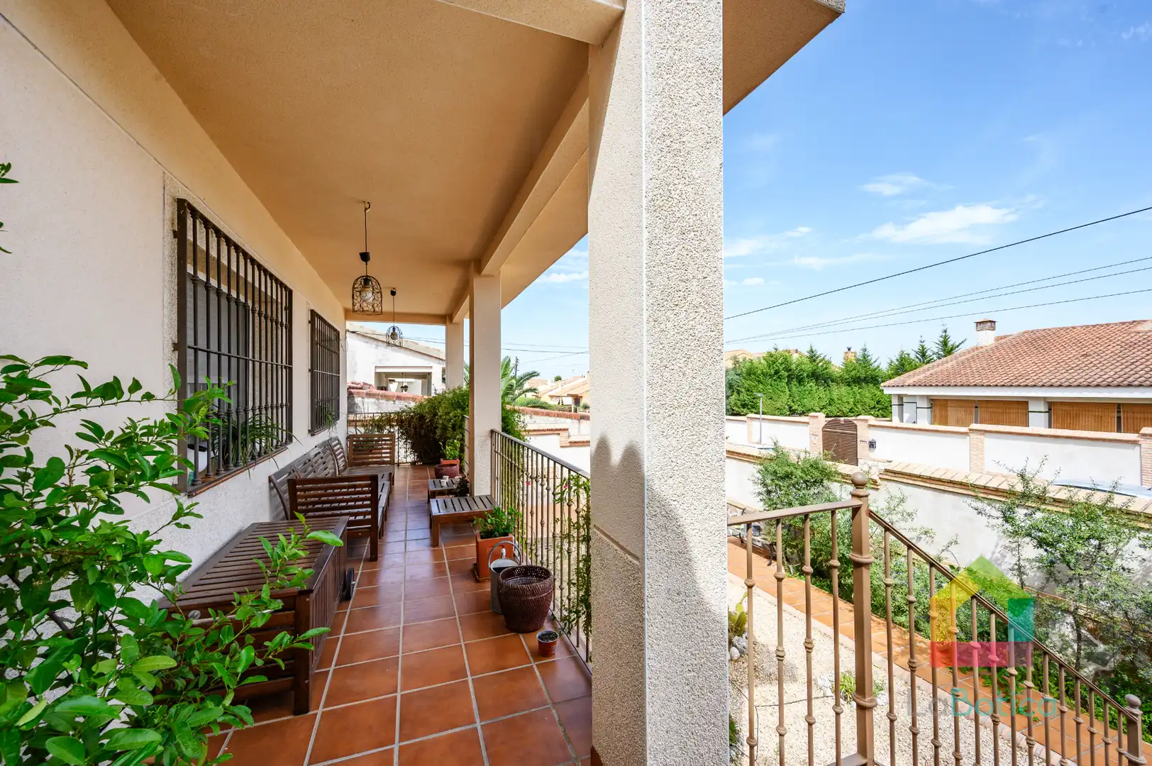 Terrassa de Casa o xalet en venda en Cobisa amb Aire condicionat, Calefacció i Jardí privat