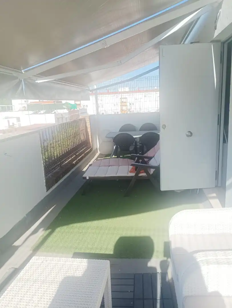 Terrace of Houses for sale in Sevilla  with Air Conditioner, Private garden and Parquet flooring