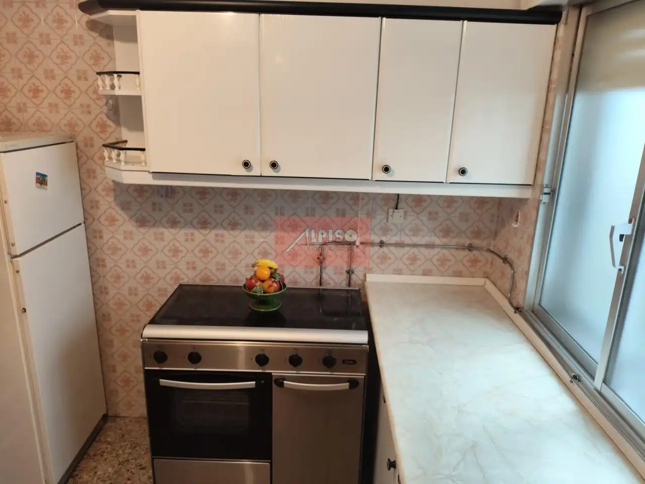 Kitchen of Flat for sale in Ourense Capital   with Heating, Storage room and Furnished