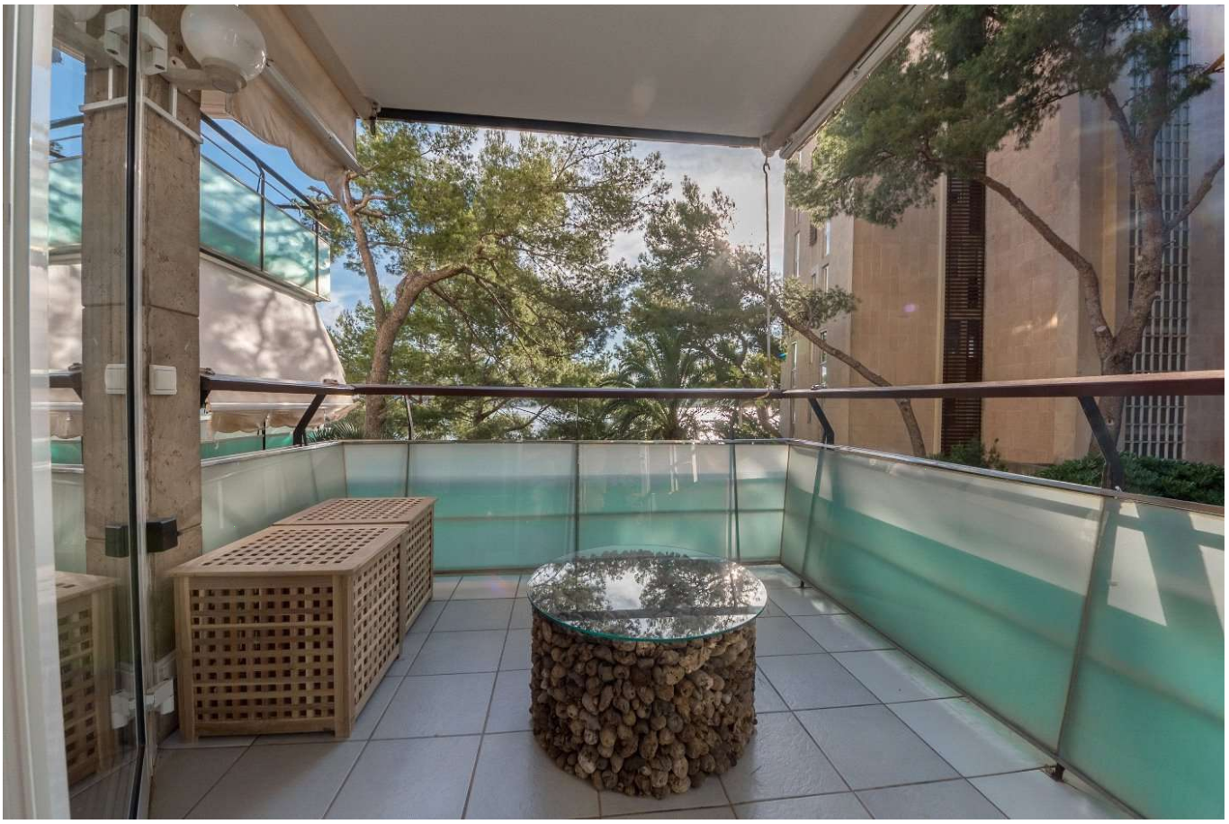 Terrace of Flat for sale in Calvià  with Air Conditioner, Heating and Parquet flooring