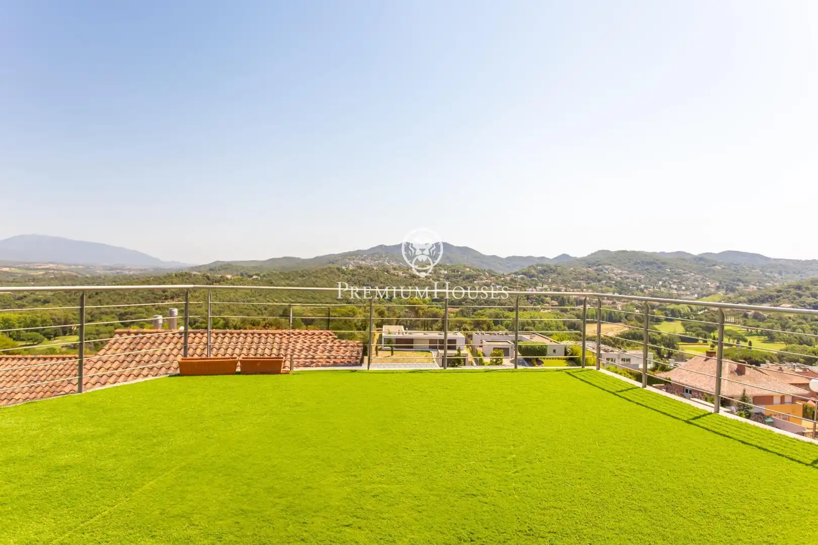 Terrassa de Casa adosada en venda en Vallromanes amb Aire condicionat, Calefacció i Jardí privat