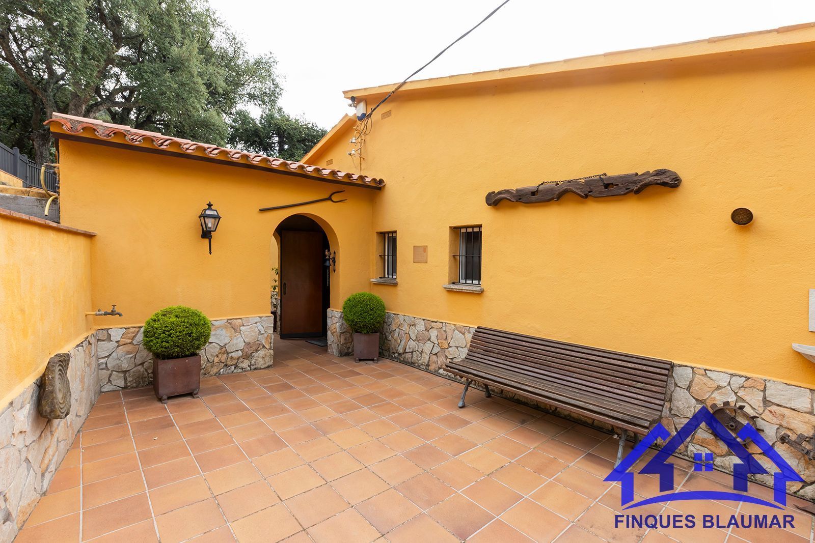Exterior view of House or chalet for sale in Sant Iscle de Vallalta  with Air Conditioner, Private garden and Terrace