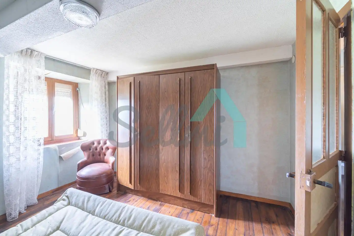 Bedroom of Houses for sale in Valdés - Luarca  with Private garden and Parquet flooring