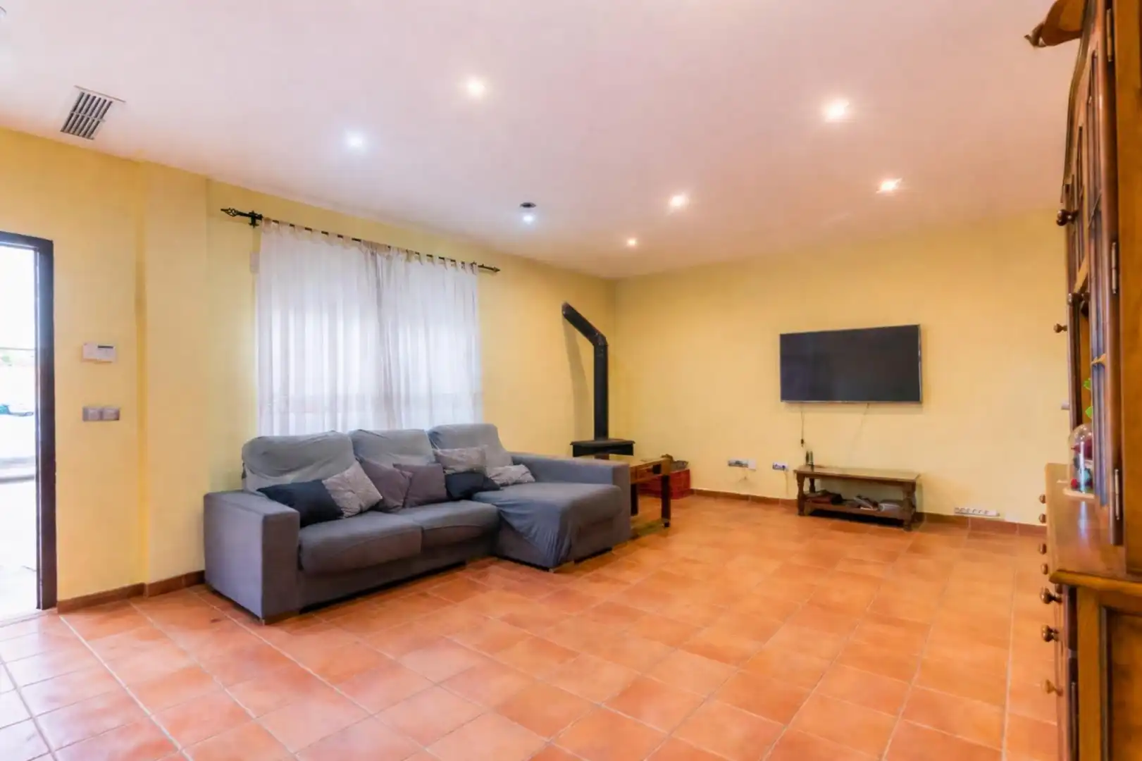 Sala de estar de Casa o chalet en venta en Murcia con Aire acondicionado, Jardín privado y Terraza