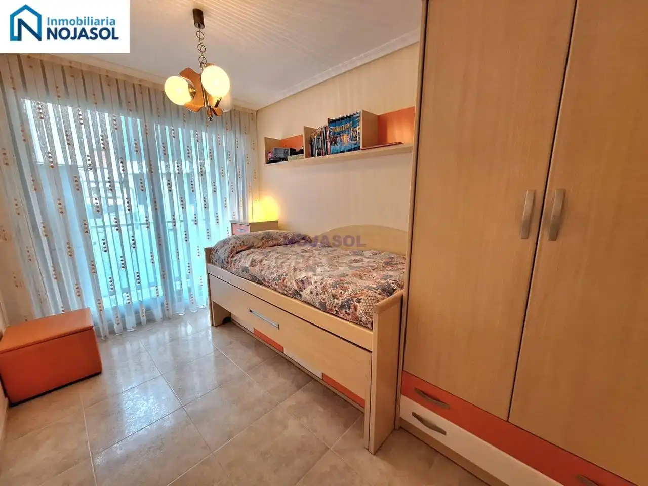 Schlafzimmer von Wohnungen zur Miete in Noja mit Heizung, Privatgarten und Terrasse