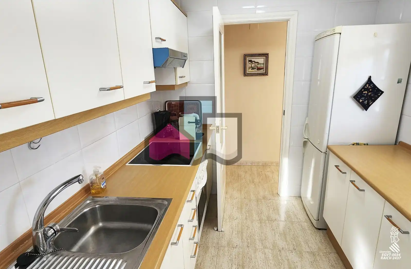 Cocina de Apartamento en venta en Cullera con Aire acondicionado, Terraza y Amueblado