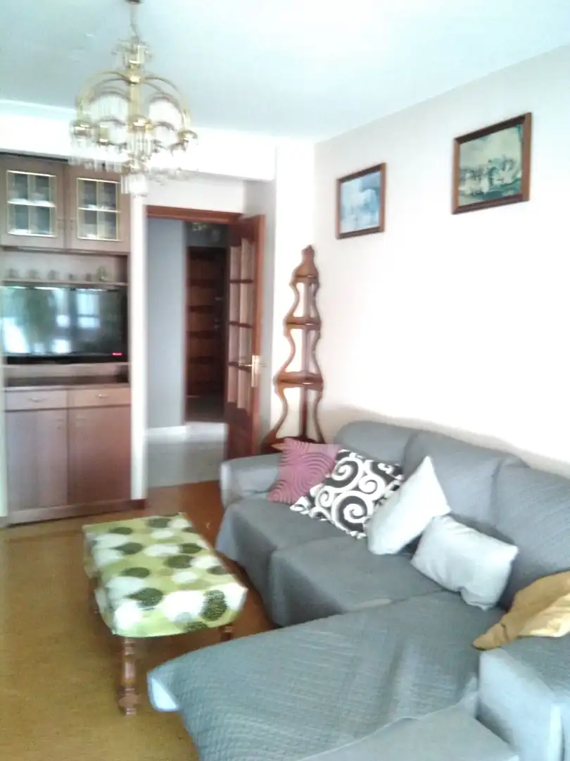 Sala de estar de Piso en venta en Santiago de Compostela  con Trastero y Balcón