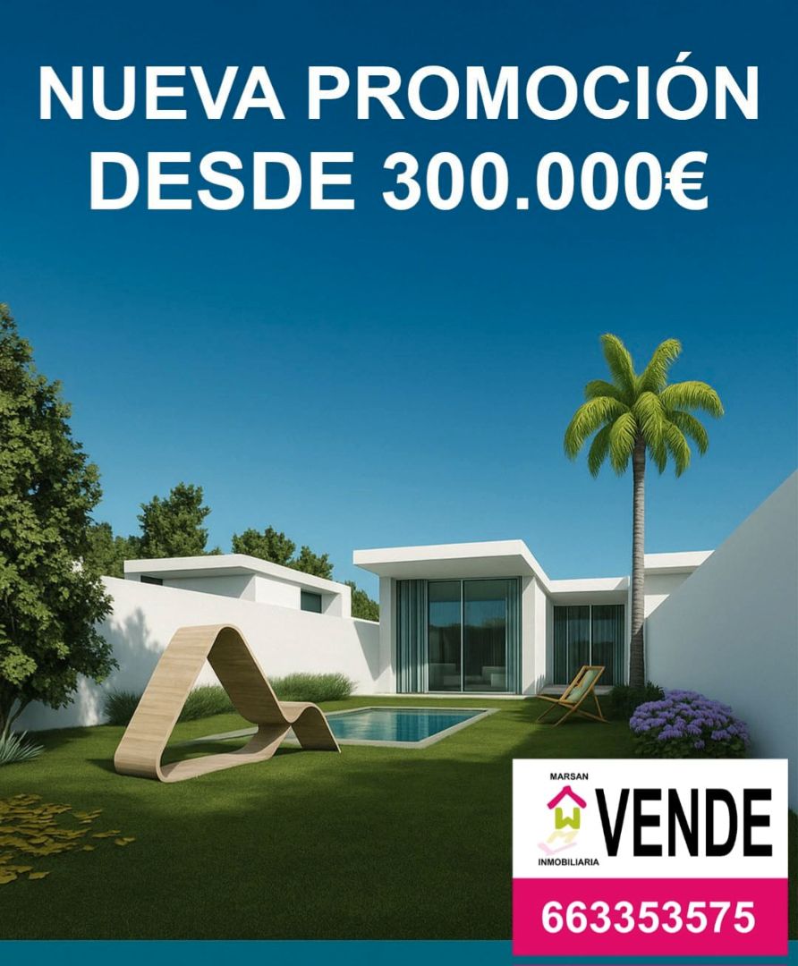 Vista exterior de Casa adosada en venda en  Murcia Capital amb Aire condicionat, Jardí privat i Piscina