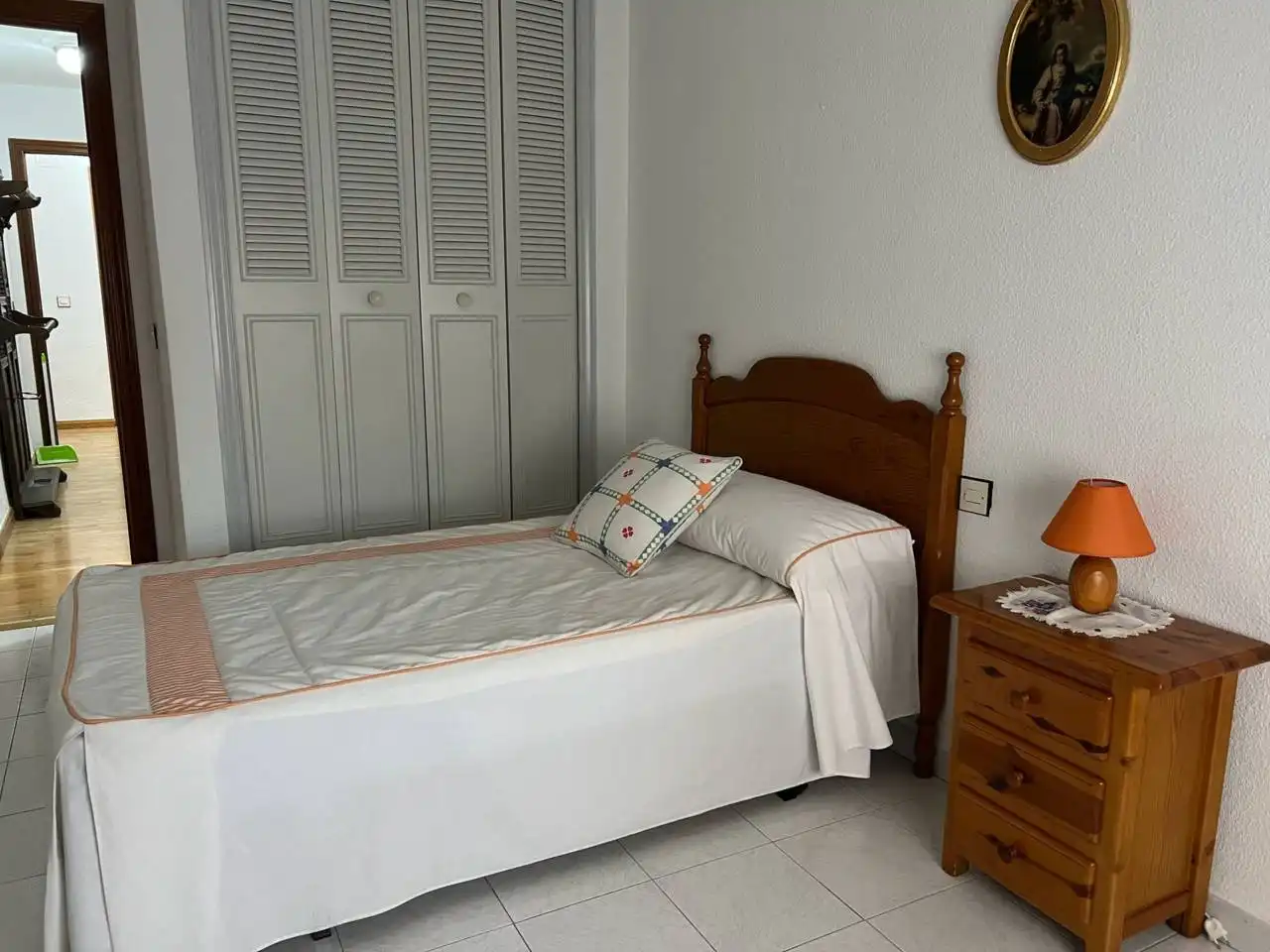 Bedroom of Flat for rent in Toledo  with Air Conditioner, Heating and Parquet flooring