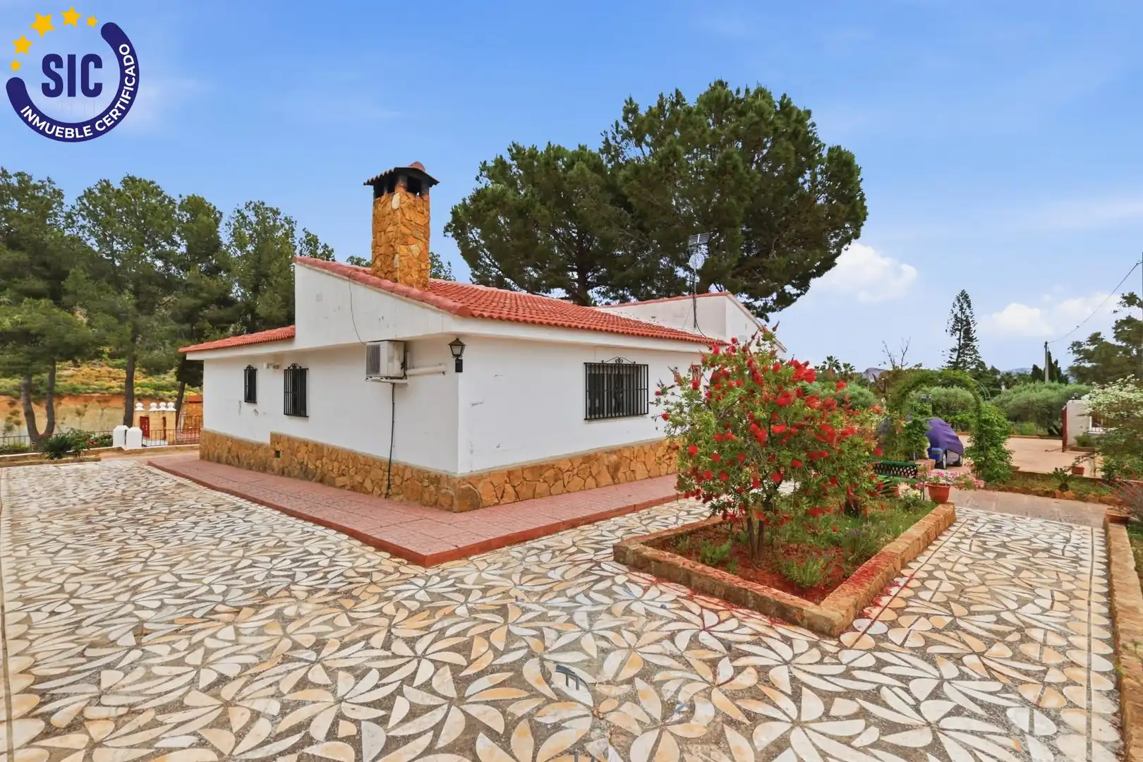 Vista exterior de Casa o chalet en venta en Montroi / Montroy con Jardín privado, Terraza y Piscina