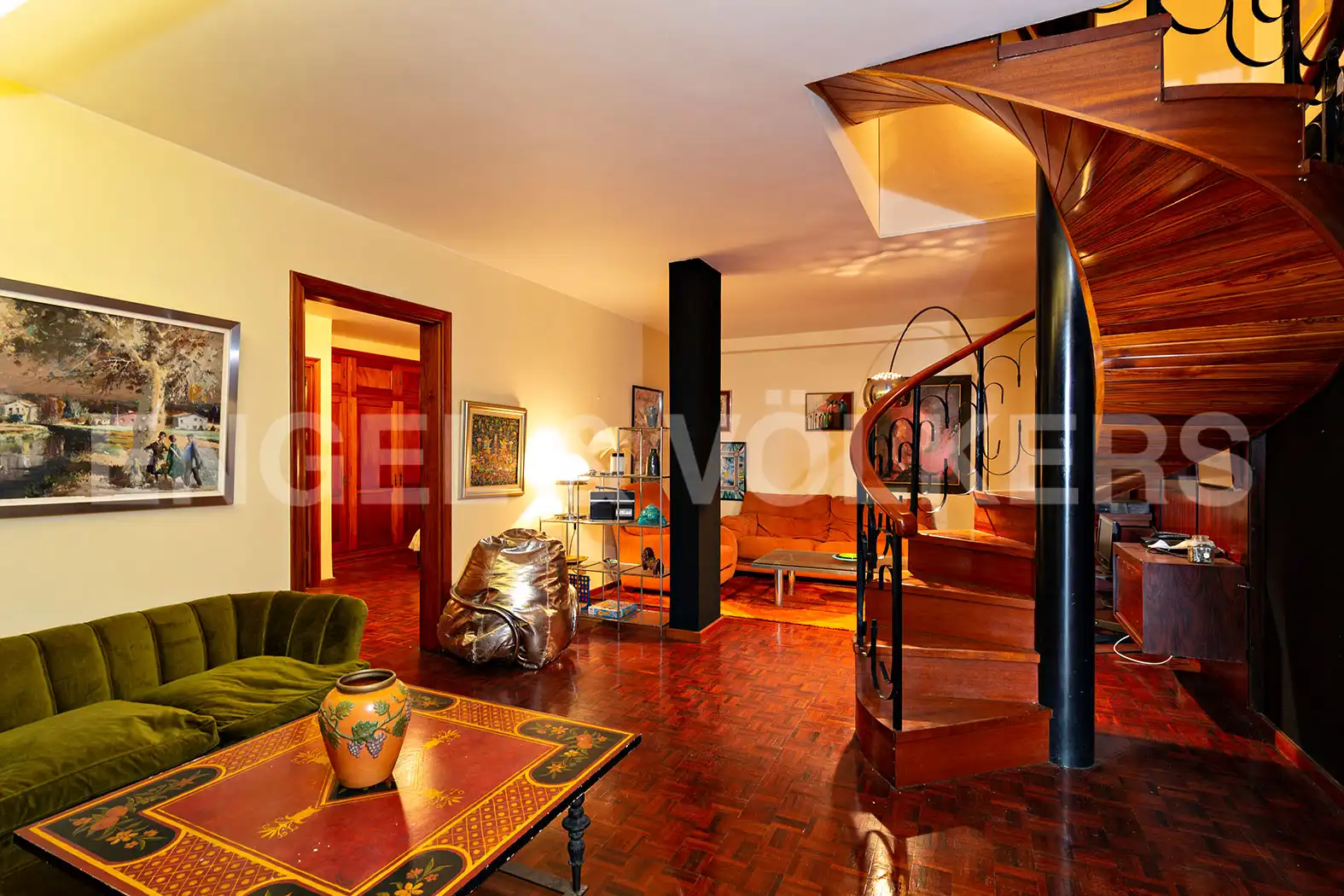 Sala de estar de Casa o chalet en venta en Las Palmas de Gran Canaria con Calefacción, Jardín privado y Parquet