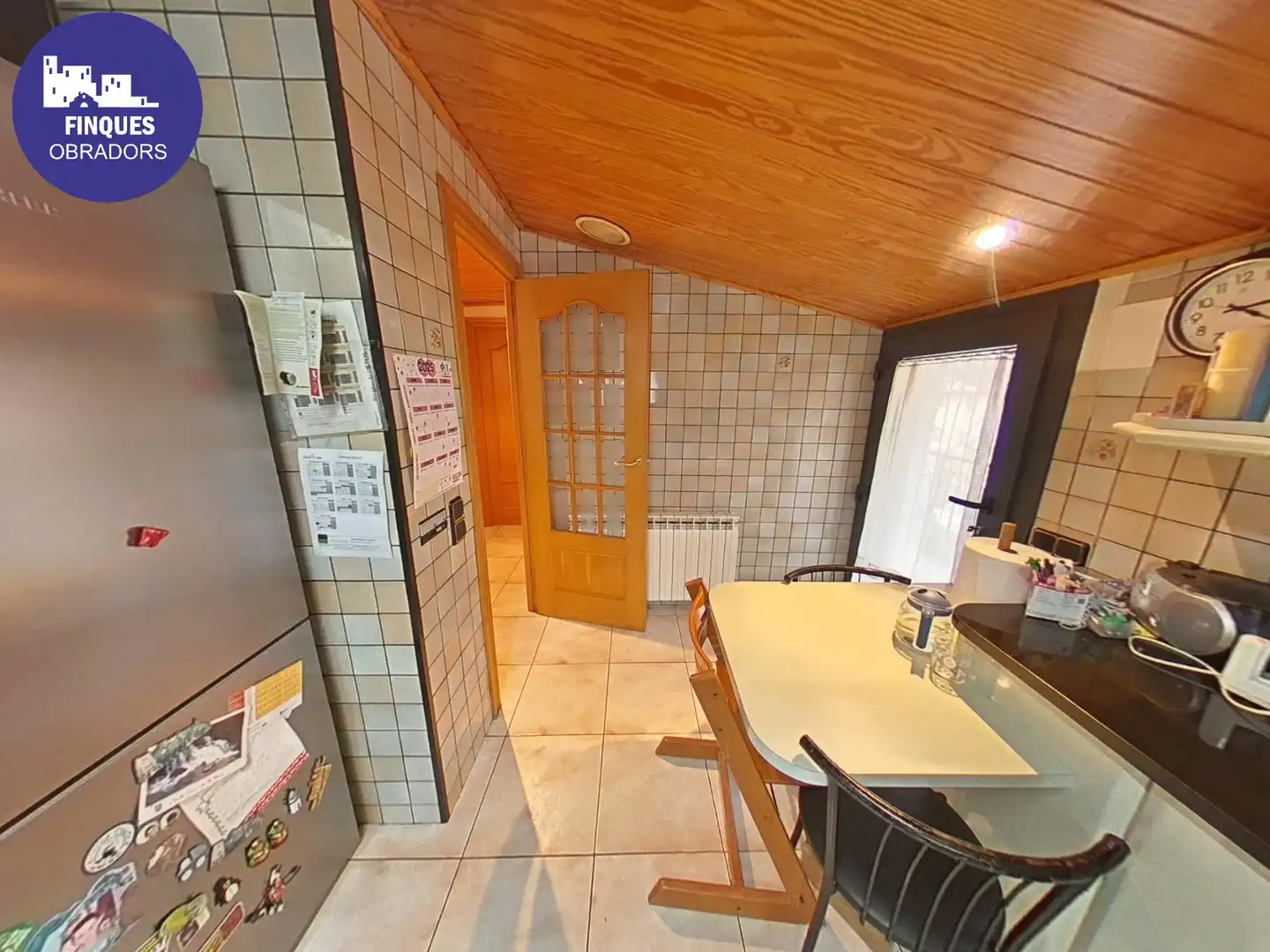 Cocina de Piso en venta en Gurb con Calefacción, Terraza y Trastero