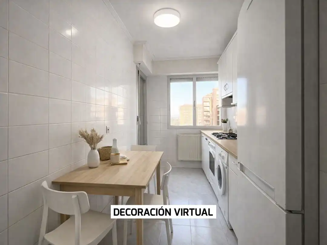 Cocina de Piso en venta en Vitoria - Gasteiz con Calefacción, Parquet y Terraza