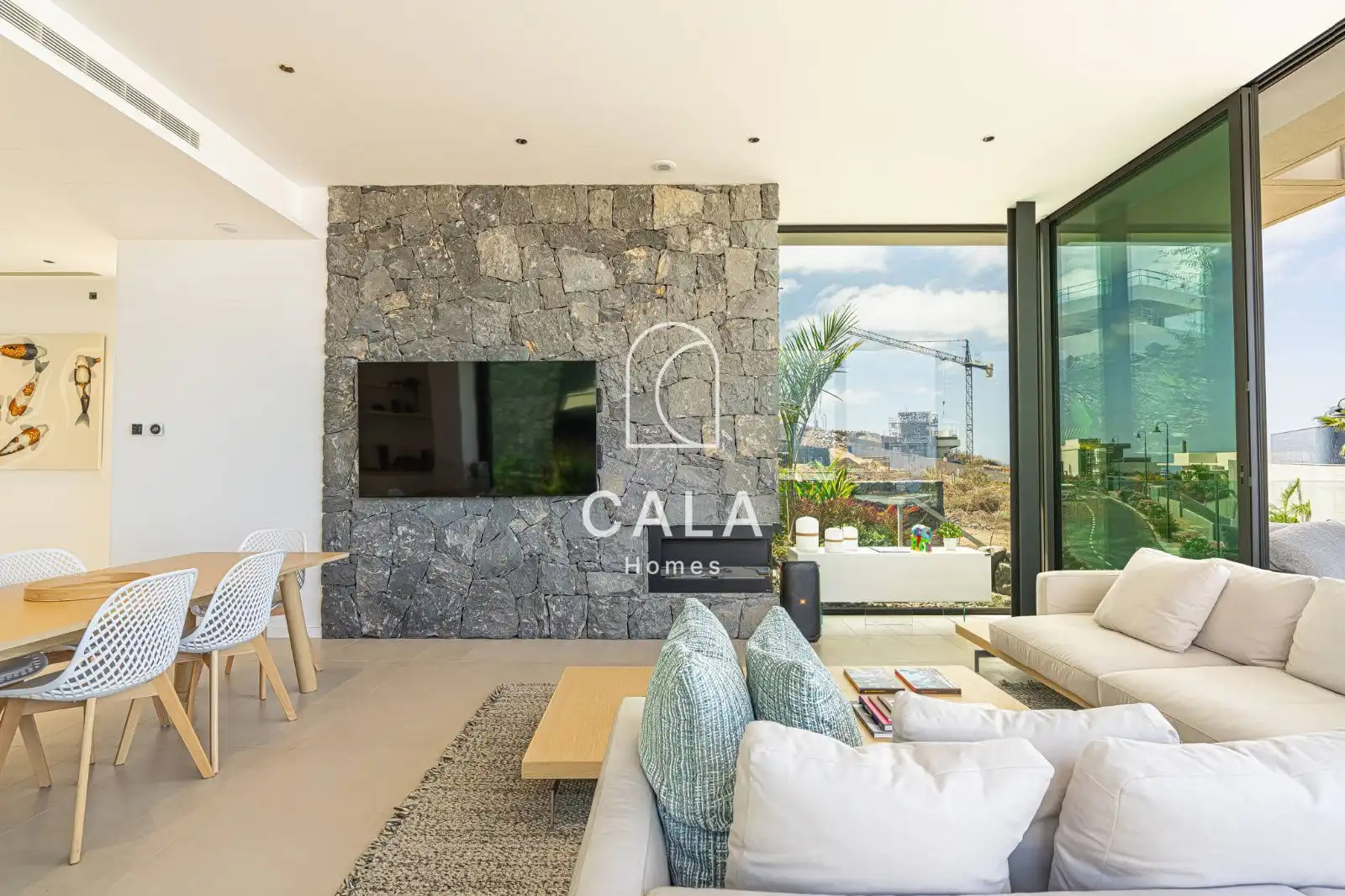 Sala de estar de Casa o chalet en venta en Guía de Isora con Aire acondicionado, Calefacción y Terraza