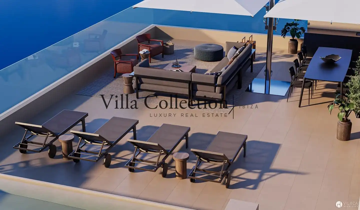 Terrace of Houses for sale in Santa Eulària des Riu  with Air Conditioner, Heating and Terrace