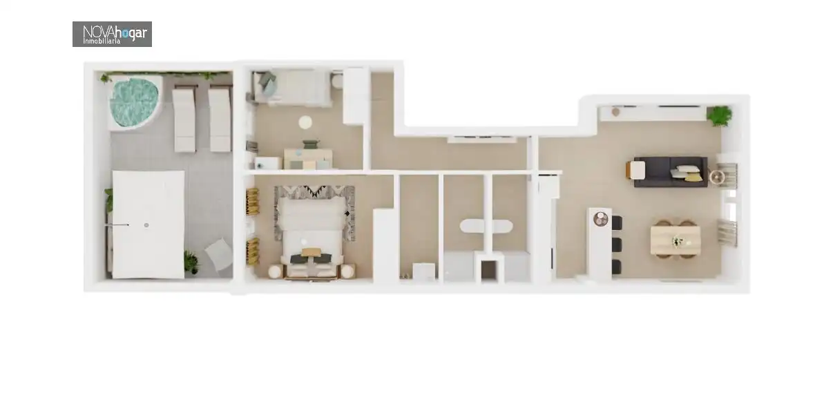 Habitación de Piso en venta en Málaga con Aire acondicionado y Terraza
