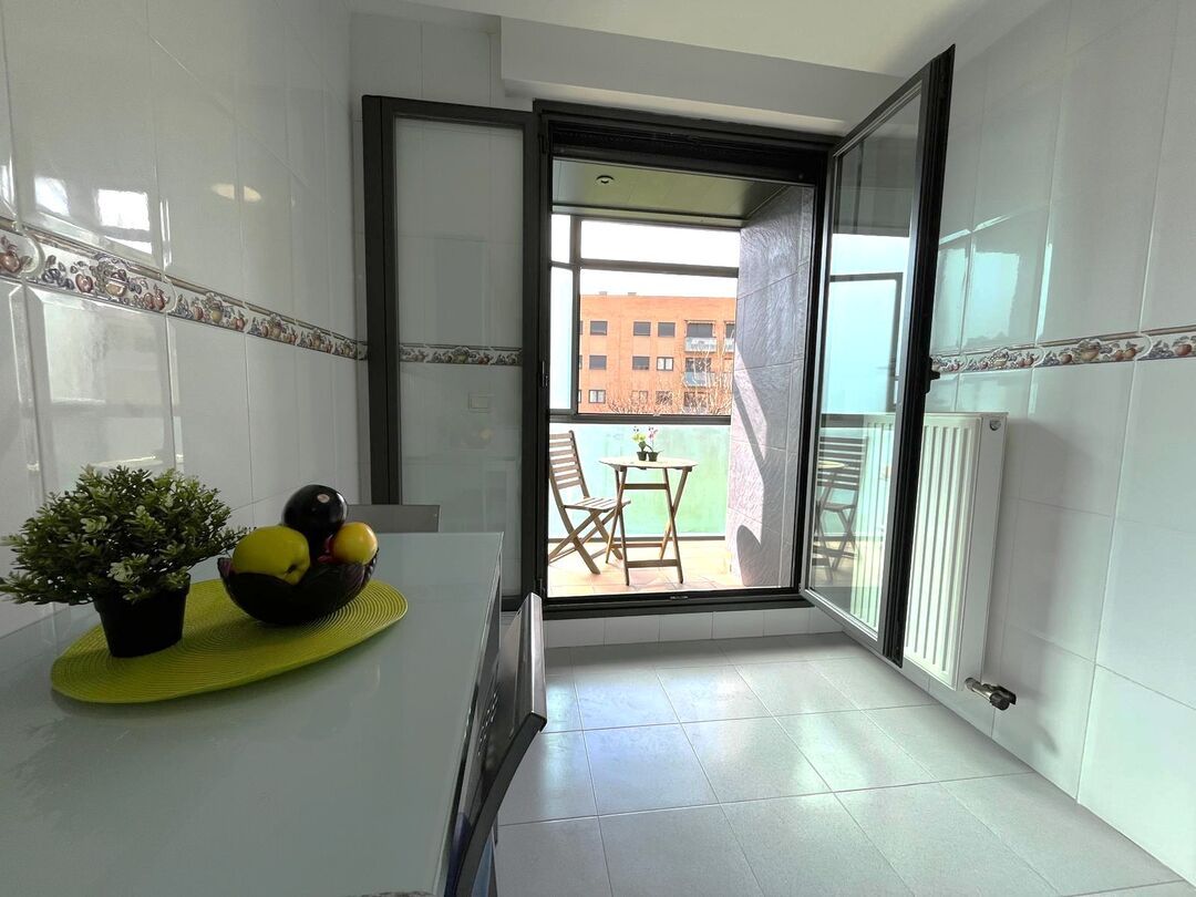 Balcony of Flat for sale in  Pamplona / Iruña  with Heating, Private garden and Storage room