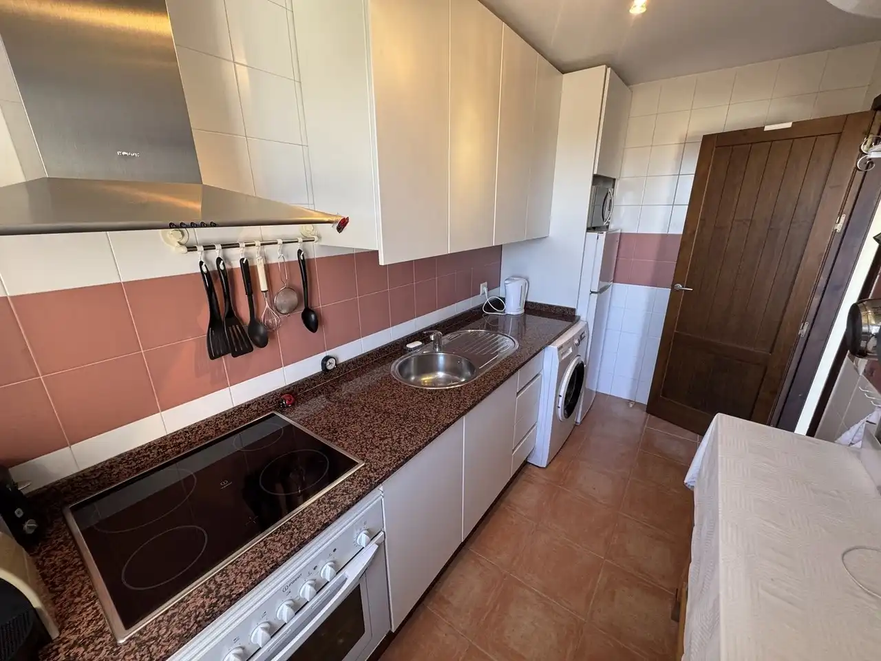 Kitchen of Apartments for sale in Vera  with Air Conditioner, Terrace and Swimming Pool