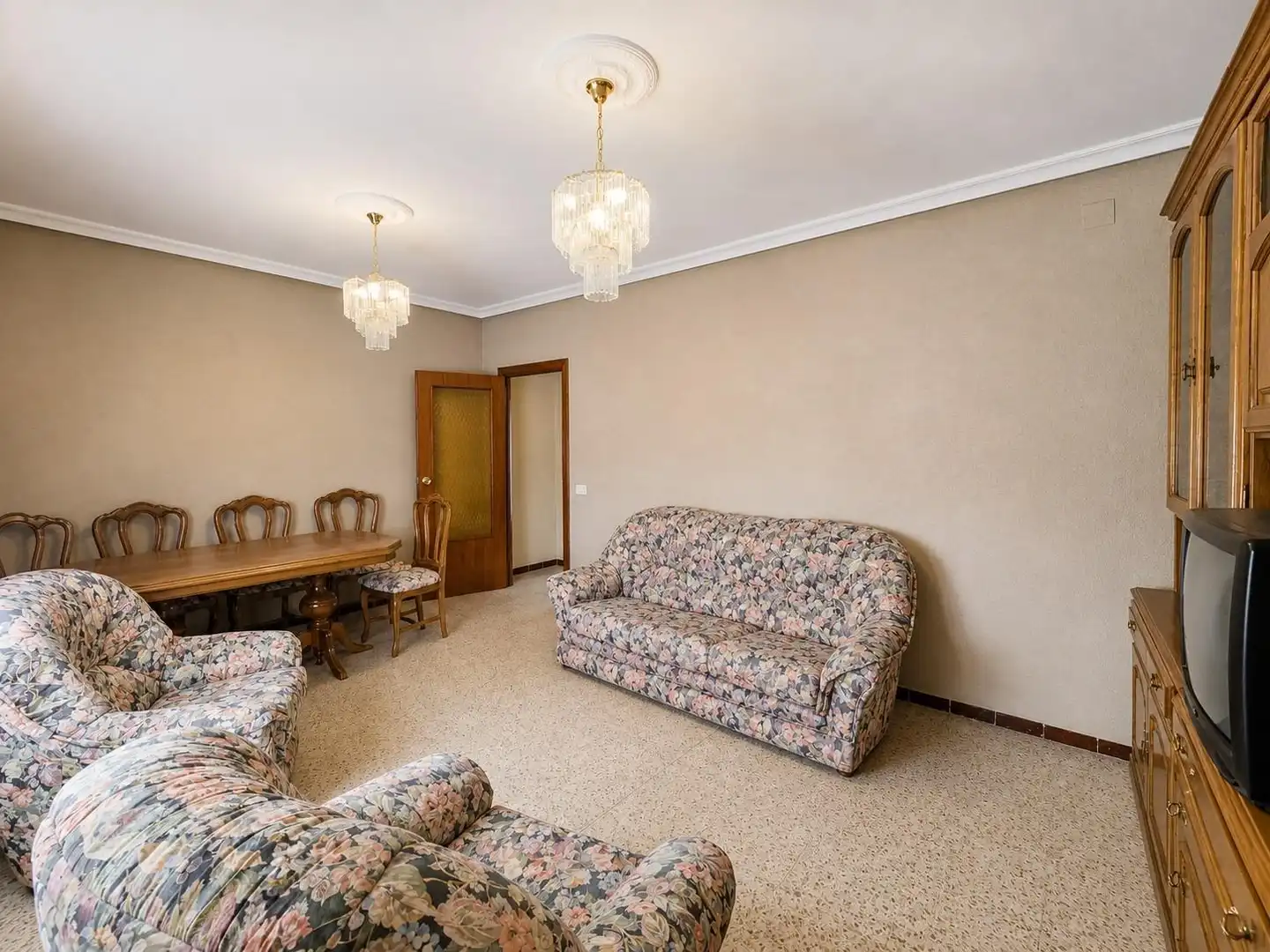 Sala de estar de Piso en venta en Hervás con Terraza y Balcón