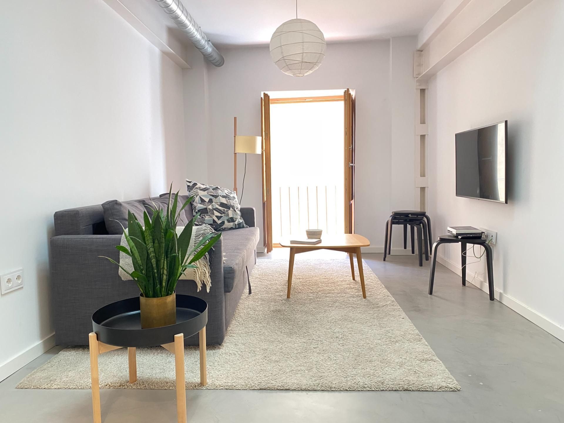 Living room of Flat for sale in Segovia Capital  with Heating and Balcony