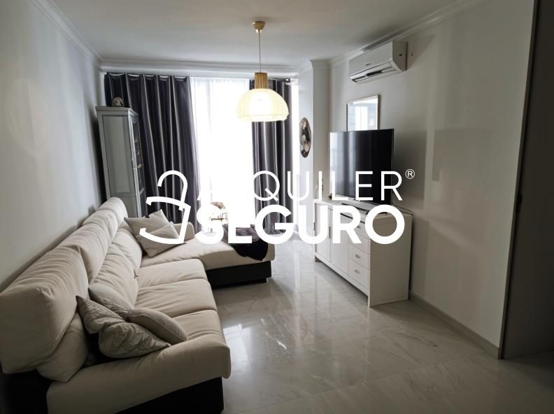 Living room of Flat to rent in  Sevilla Capital  with Air Conditioner, Swimming Pool and Furnished