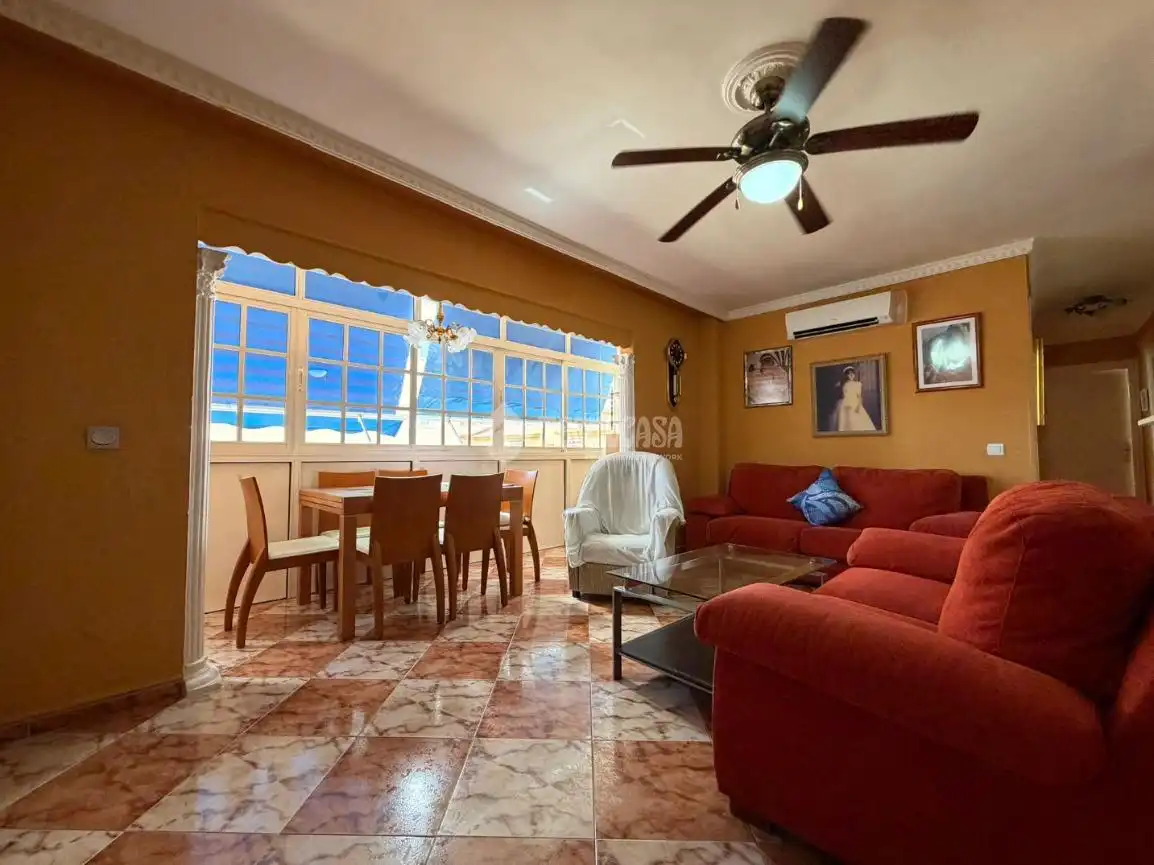 Wohnzimmer von Wohnung zum Verkauf in Málaga mit Heizung, Terrasse und Möbliert